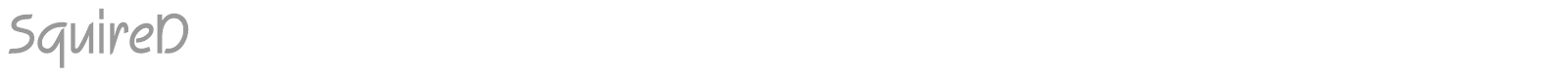 SquireD font preview